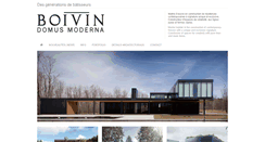 Desktop Screenshot of constructionsboivin.com
